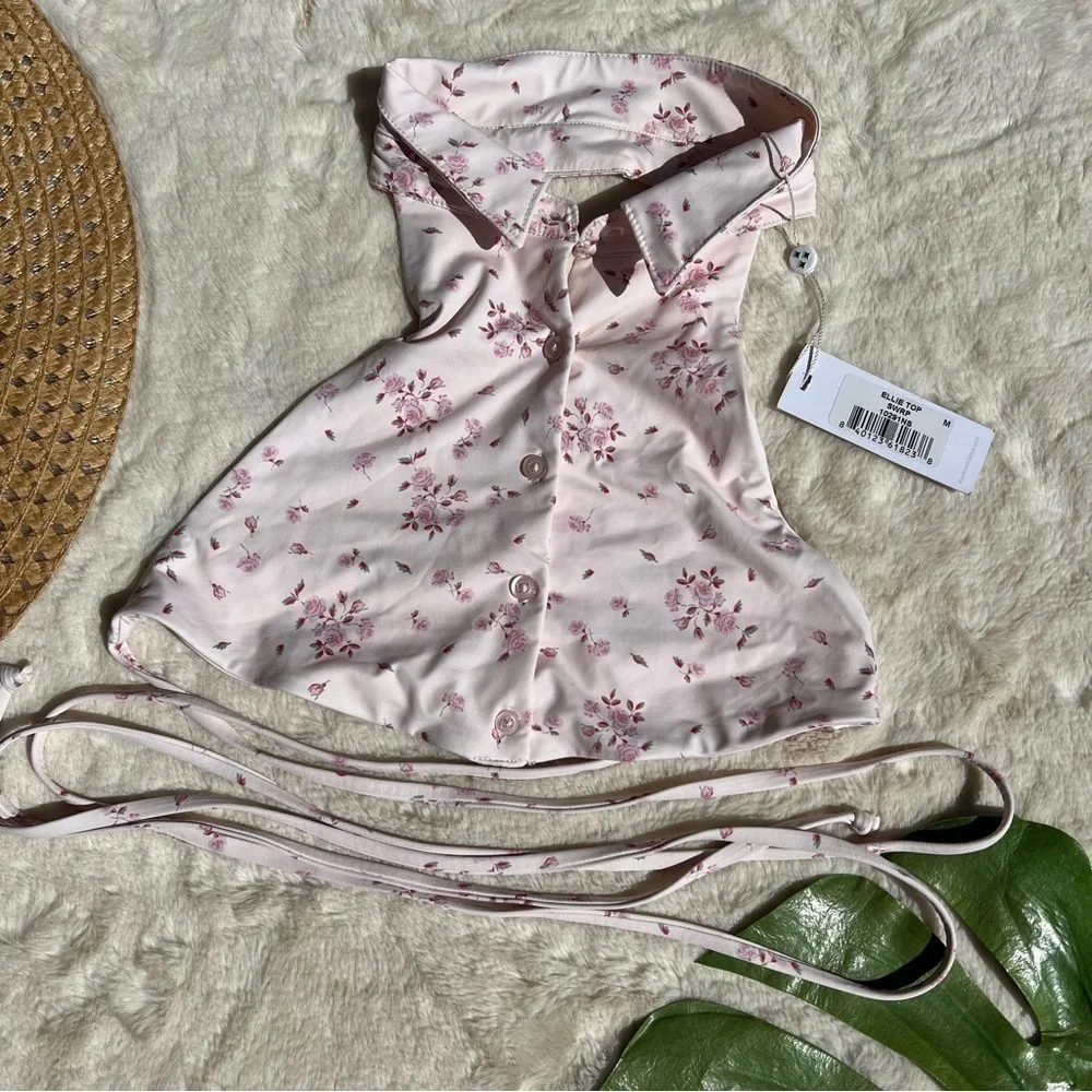 Frankie's Bikini's Ellie High Neck Top and Tia Bottom M/L